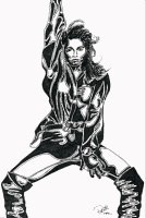 Janet. Pen and Inkt